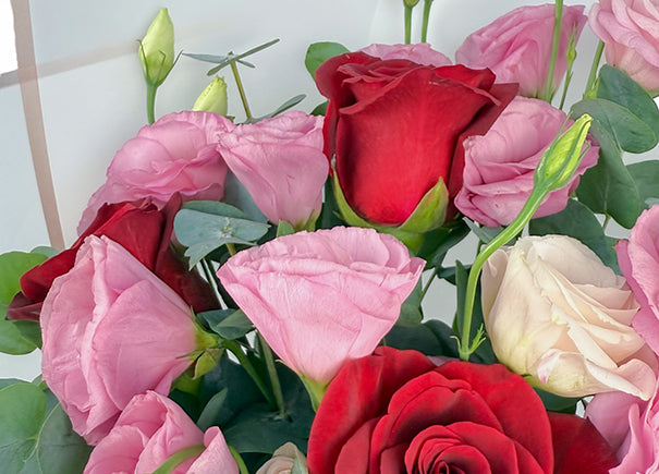 Blushing Grace Mixed Flower Bouquet