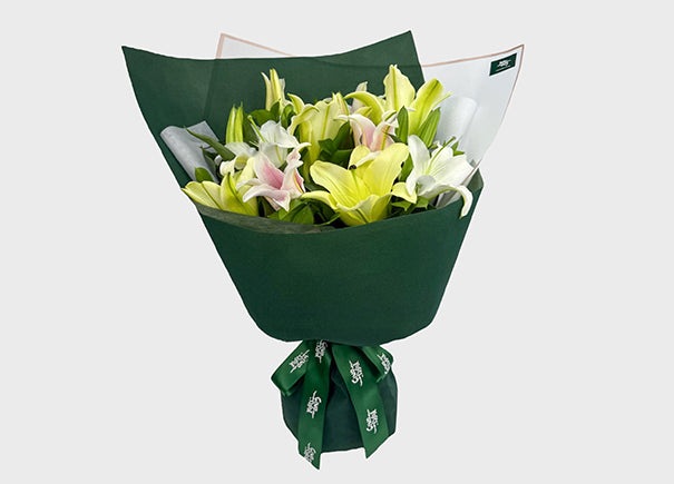 Sunrise Radiance Mixed Flower Bouquet