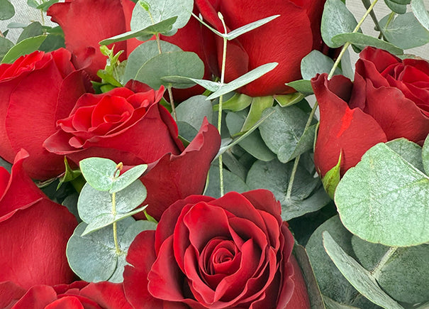 Crimson Devotion Mixed Flower Bouquet