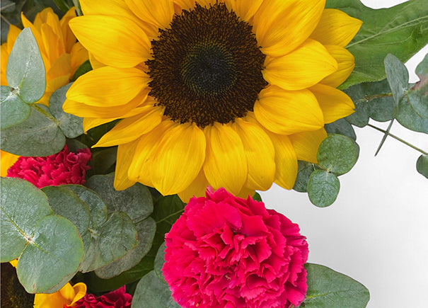 Sunlit Joy Mixed Flower Arrangement