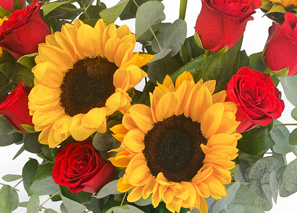 Sunfire Radiance Mixed Flower Arrangement