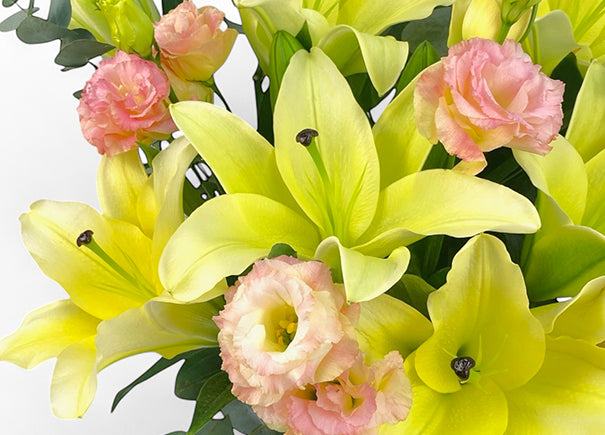 Golden Dawn Mixed Flower Arrangement