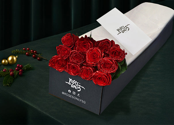 Scarlet Star Roses Gift Box (ROAXMJ66)