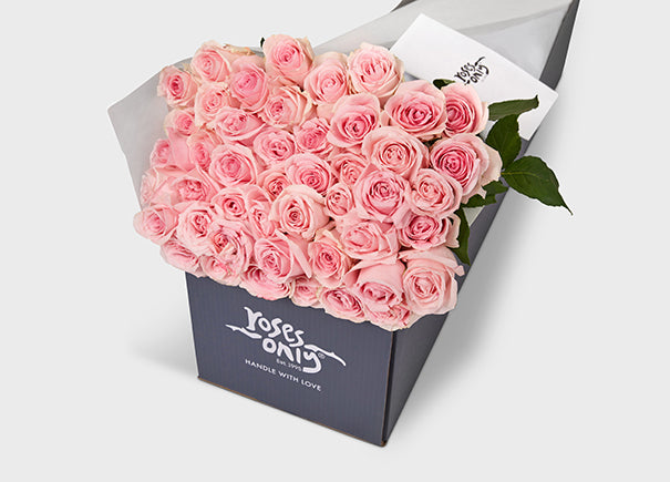 Pink Roses Gift Box 520 ROA02 520 by Roses Only SG