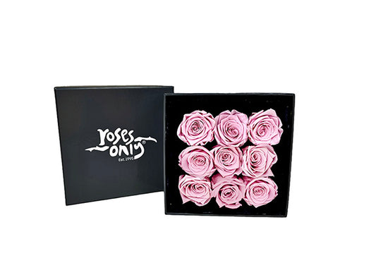 Valentine's Day Pink Infinity Preserved Roses 9 (VFROA14-009)