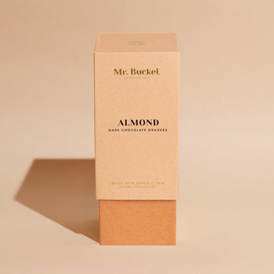 Mr Bucket Almond Dark Chocolate Dragee 180g (ROA332-000)