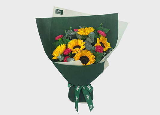 Sunshine Charm Mixed Flower Bouquet