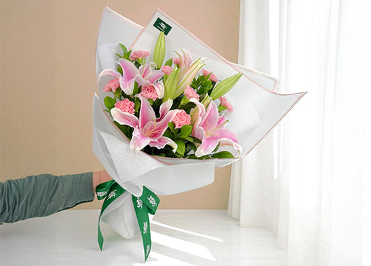 Elysian Bloom Mixed Flower Bouquet (ROA307)