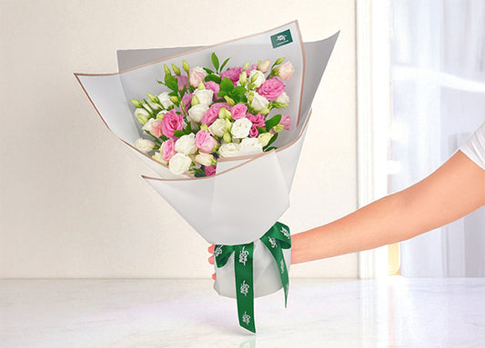 Rosette Rhapsody Mixed Flower Bouquet