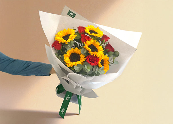 Radiant Heart Mixed Flower Bouquet