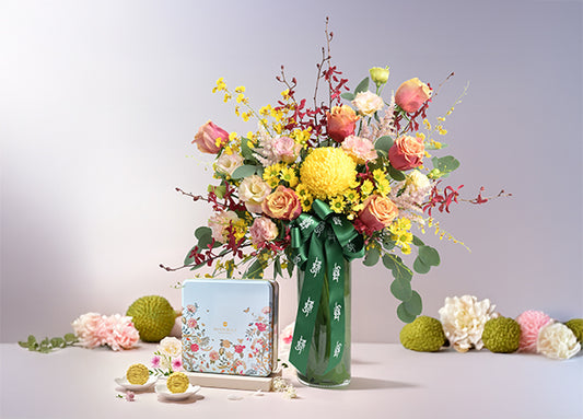 Golden Harmony Arrangement x Shangri-La Durian Snowskin Mooncake 8pcs Gift Set (ROAMAJ15)