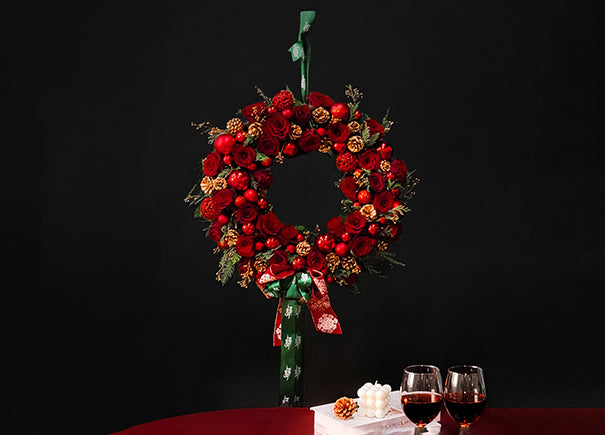 Rose Enchantment - Christmas wreath (ROAXMG70)