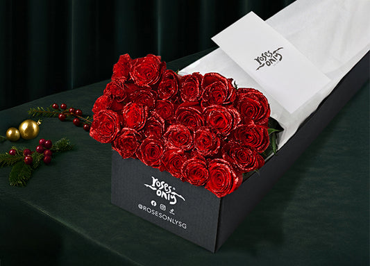 Scarlet Star Roses Gift Box (ROAXMJ66)