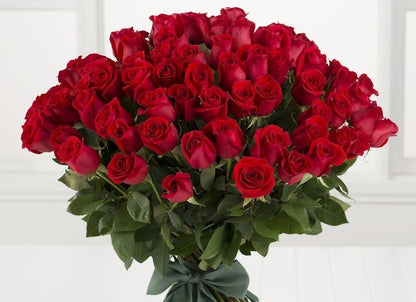 Long Stem Bright Pink Roses Bouquet (ROA102)