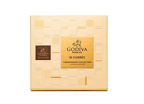 Godiva 72% Dark Chocolate Carre Collection 16 pcs (ROA119-000)
