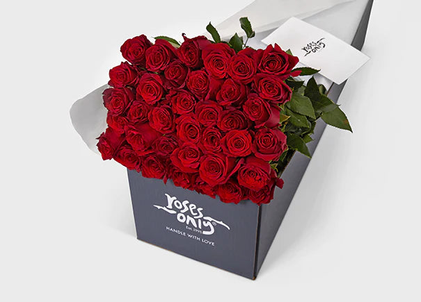 80 Red Roses Gift Box Singapore | Roses Only Singapore