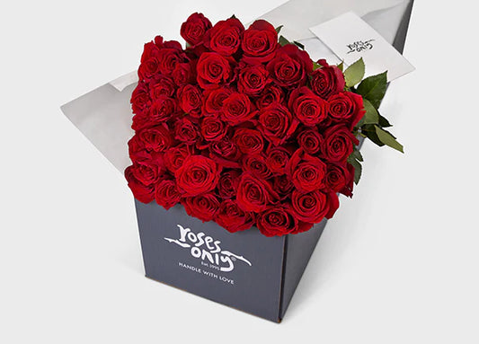 Valentine's Day Red Roses Gift Box 50 (VFROA01-050)