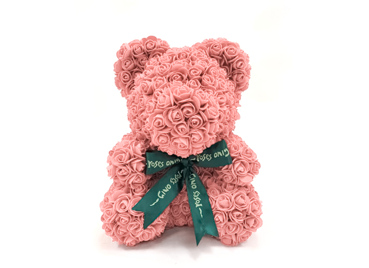Pink Rose Teddy (ROA109-000)